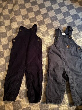 Dark blue boys overalls